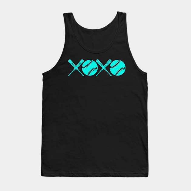 Xoxo Baseball Bat Tank Top by MommyTee